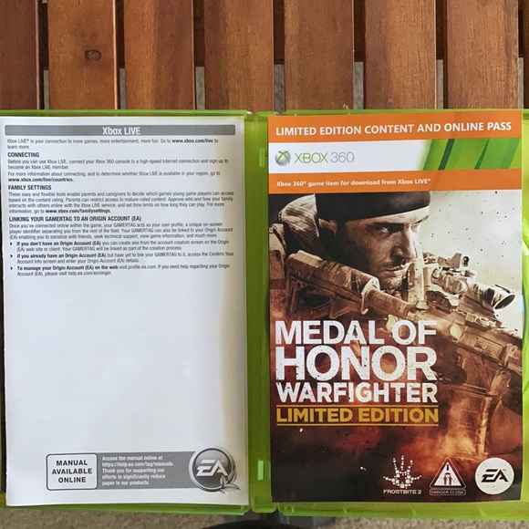 XBOX 360 MEDAL OF HONOR WARFIGHTER-Project Honor Edition. - Picture 3 of 7